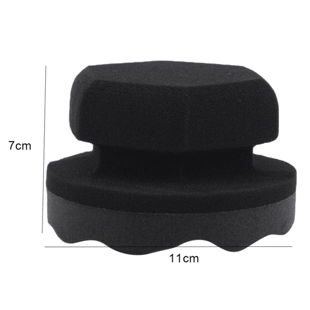 Wave Shaped Handheld Polishing and Waxing Sponge