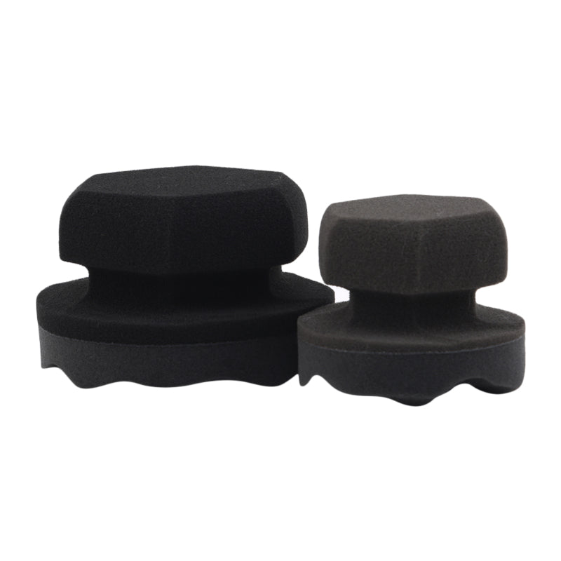 Wave Shaped Handheld Polishing and Waxing Sponge